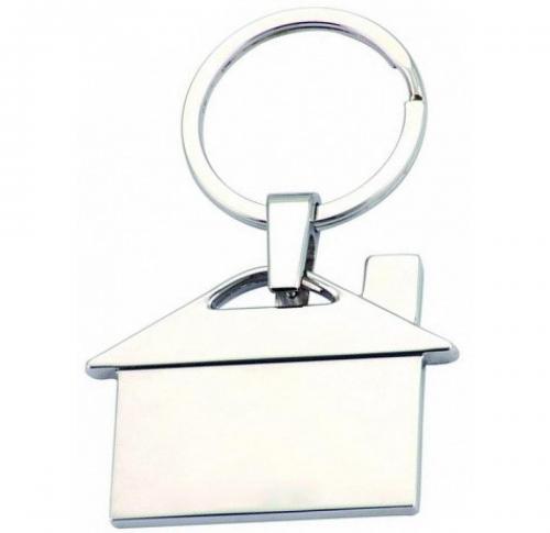 HOUSE SHAPE  KEYRING 